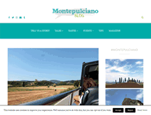 Tablet Screenshot of montepulcianoblog.com